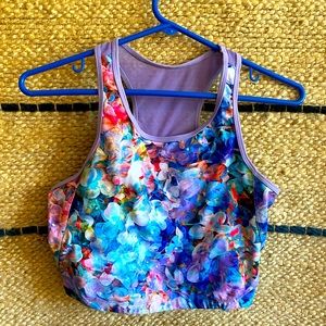 Meshed Up Cropped Sports Bra by Born Primitive (M)